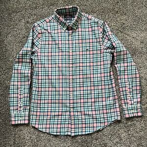 Vineyard Vines Performance Slim Fit Tucker Shirt: Plaid Men's M